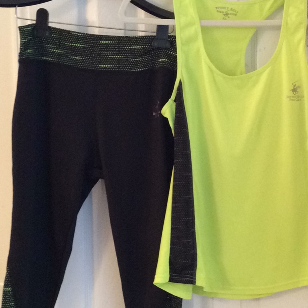 Two piece yoga pants